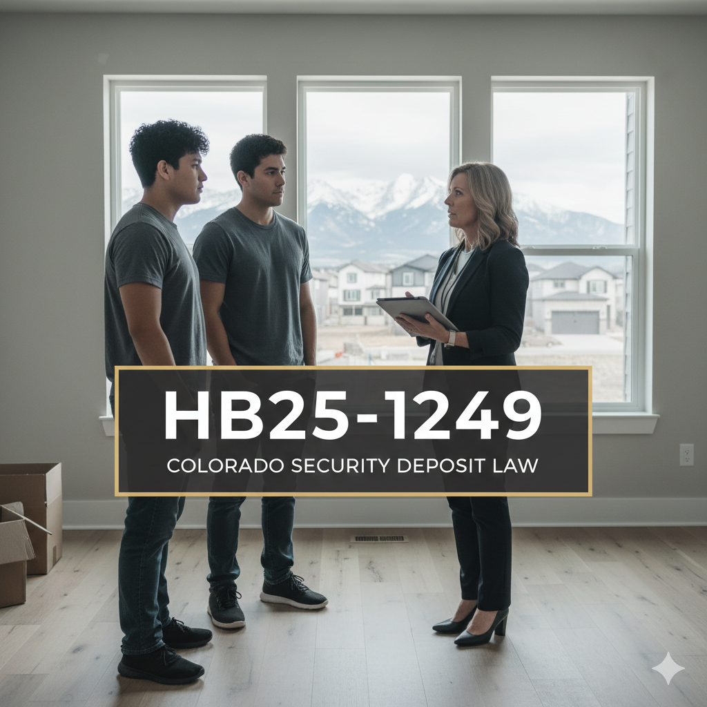Colorado’s New Security Deposit Laws: A Guide to HB25-1249 Compliance